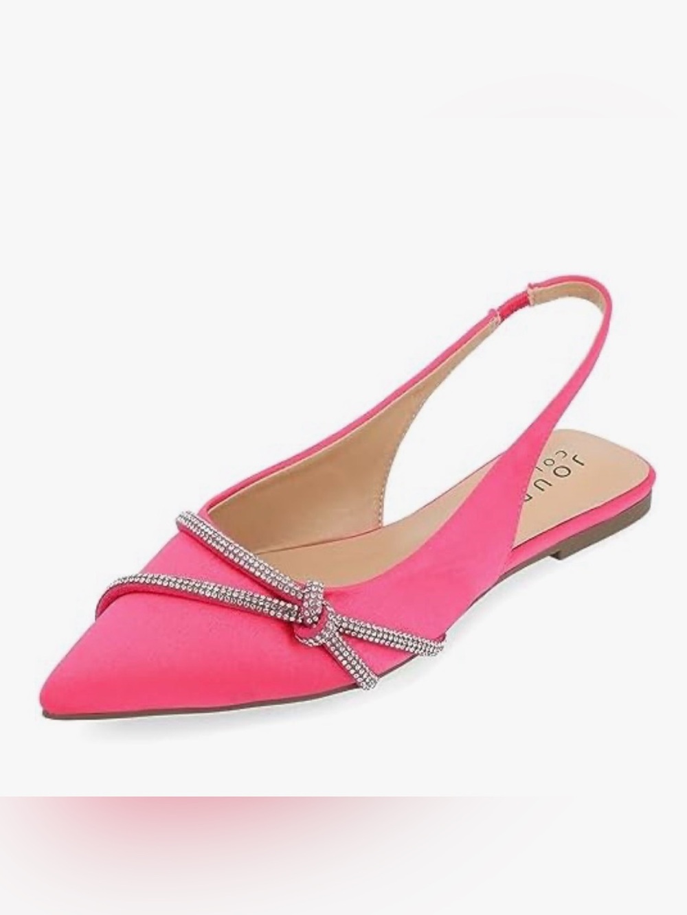 Journee Collection Rebbel Womens Pointed Closed Toe Ballet Flats NIB Size 8 - Picture 2 of 15